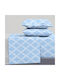 Astron Italy Σετ Μαξιλαροθήκες Blue 52x72εκ.