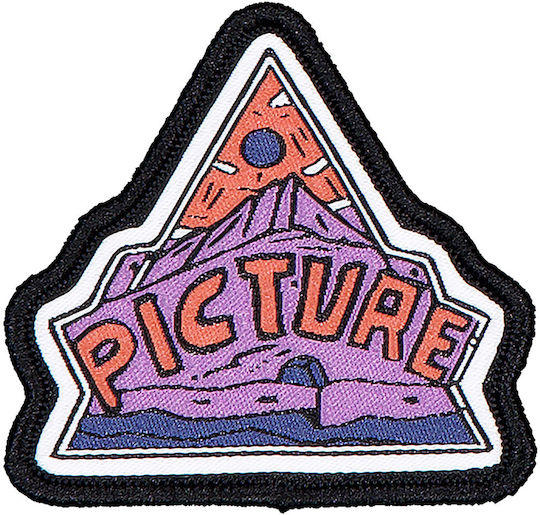 Picture Organic Clothing Fabric Sewing Patch Purple
