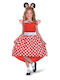 Αποκριάτικη Στολή Red Minnie Classic