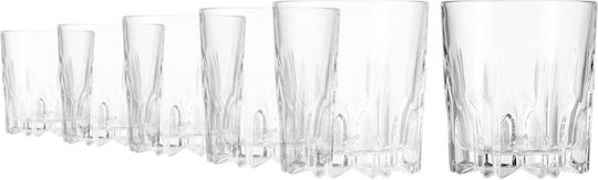 Borgonovo Σετ Ποτήρια από Γυαλί 300ml 6τμχ