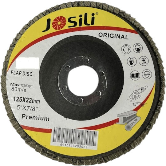 Set 10 Discuri De Șlefuire Pentru Tabla 125x22 Mm P80 Șlefuire Lemn Metal Polizor Unghiular – Cobi Smart