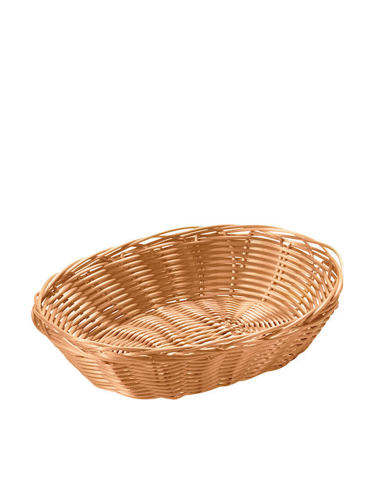 Kesper Brotkorb Kunststoff Braun 24x20x6cm