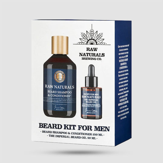 Raw Naturals Σαπούνι Σετ Περιποίησης για Γένια 250ml
