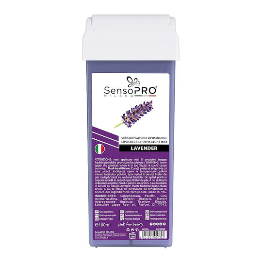 SensoPro Milano Einweg-Haarentfernungswachs Lavendel Nachfüllung 100ml
