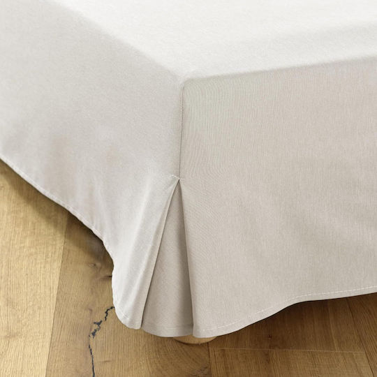Κάλυμμα Βάσης Κρεβατιού Μπεζ 200x200cm