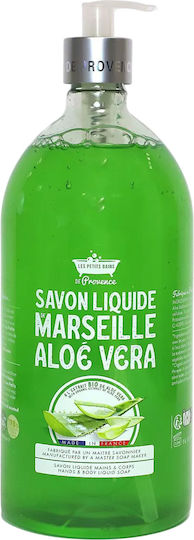 Les Petites Bains de Provence Marseille Αφρόλουτρο με Aloe Vera Καταπραϋντικό 1000ml