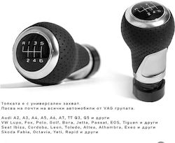 Mânere Schimbător Viteze Piele Naturală Perforată 6 Viteze Audi S-line A3 A4 A5 A6 A7 Tt