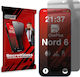 Grizzglass Secretglass Privacy Hybrid Glass Screen Protector Compatible Oneplus Nord 6 Black