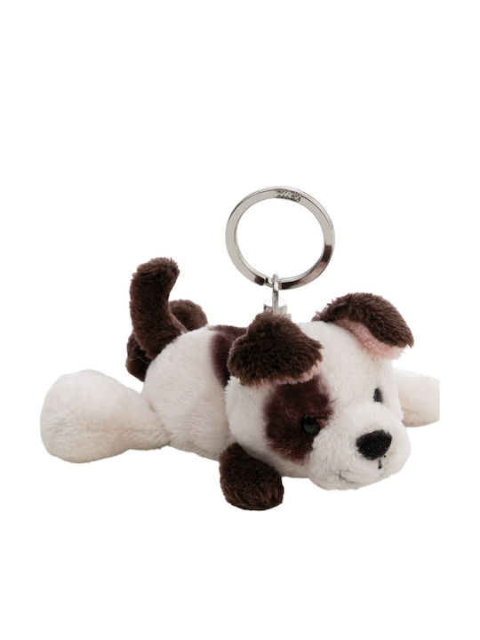 Plushy Keychain White Dog 10cm Nici #62131