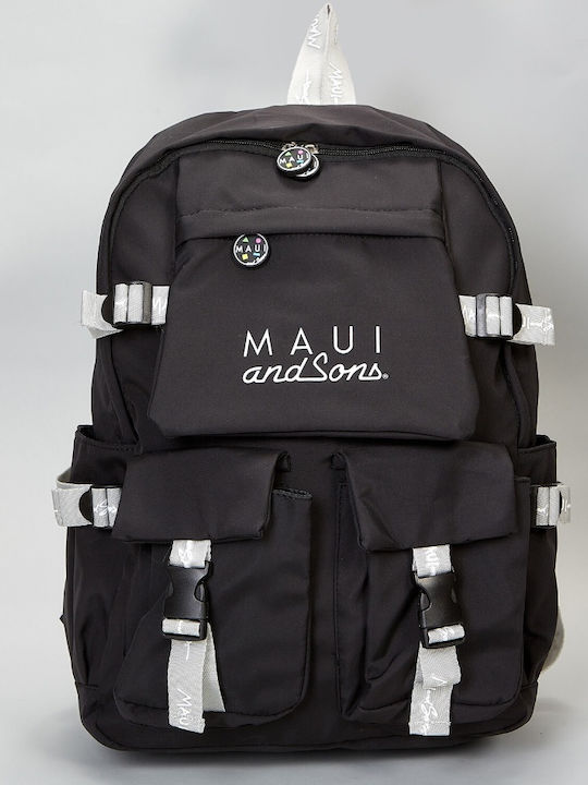 Maui & Sons Backpack 27lt Μαύρο
