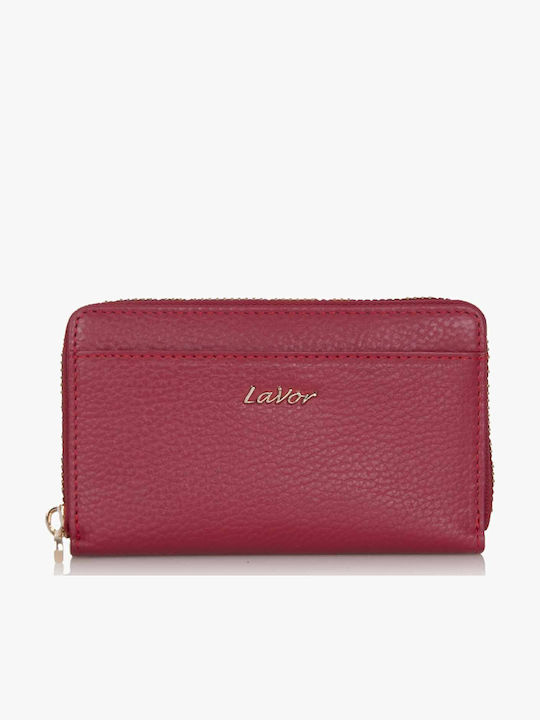 Lavor Leather Women's Wallet Red
