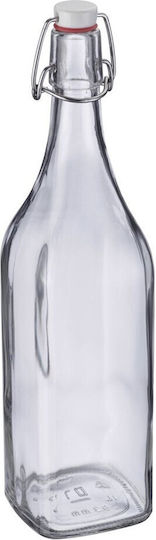 Westmark Μπουκάλι Νερού Γυάλινο με Κλιπ Διάφανο 1000ml Westmark Μπουκάλι Νερού Γυάλινο με Κλιπ Διάφανο 1000ml