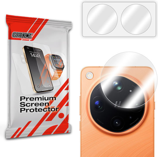 Set 2 Grizzglass Hybridglass Camera Lens Protectors Compatible Oppo Find X9 Ultra Transparent