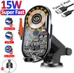 Smart Car Phone Holder Stand Wireless Charger Smart Car Phone Holder Stand Wireless Charger