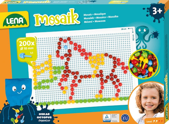 Lena Mosaik Set Für Kinder Ab 3 Jahren 200Stücke
