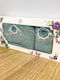 SteweHome Pânză De Față 50x90cm 3d Brodate Flori 2 Bucăți