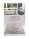 SteweHome Non-Slip Gray Runner Rug 80x230cm