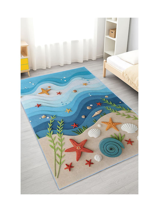 SteweHome Covor Pentru Copii Portocaliu 40x60cm Grosime 60mm