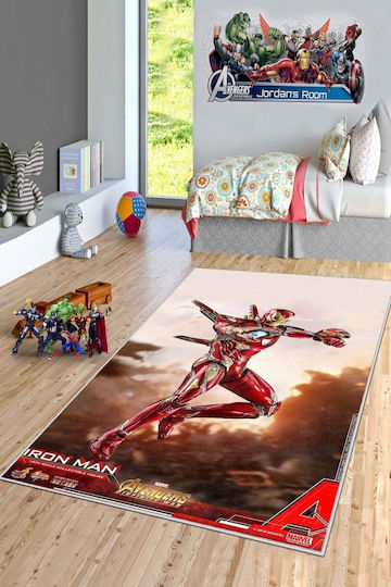 SteweHome Kids Rug Red 100x160cm Thickness 60mm
