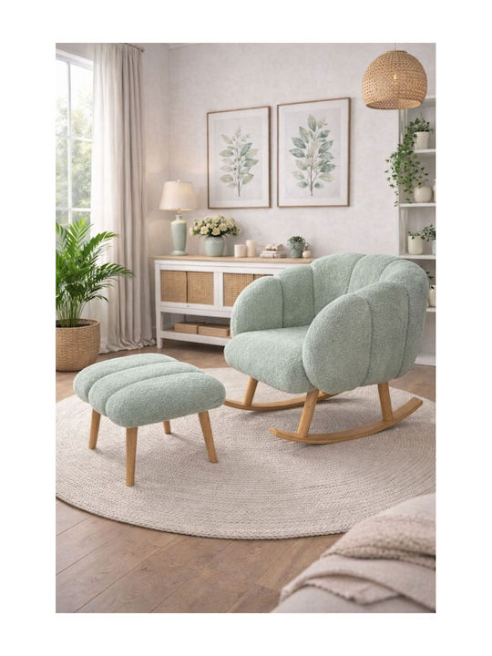 Green Rocking Armchair 70x70x70cm