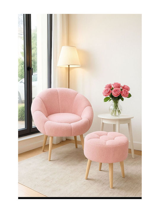 Pink Armchair 75x75x75cm