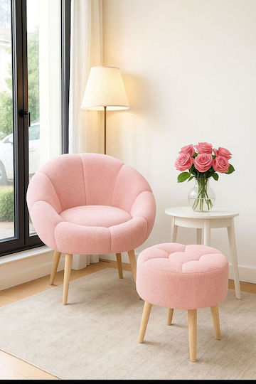 Pink Armchair 75x75x75cm