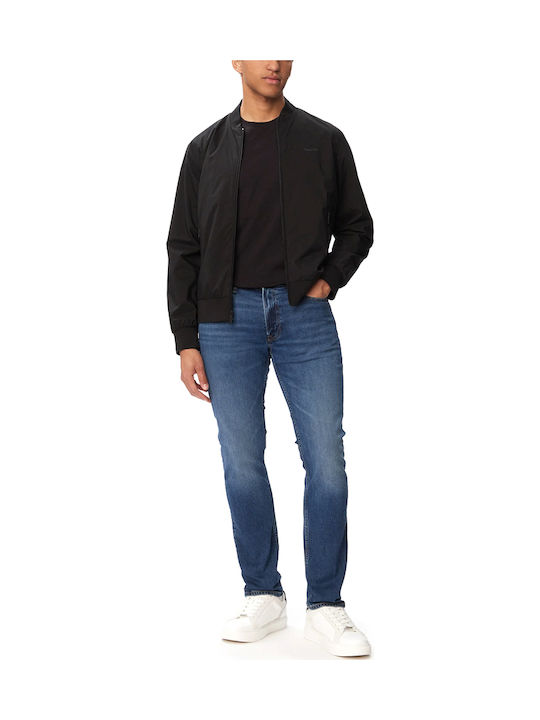 Calvin Klein Ανδρικό Παντελόνι Τζιν Ελαστικό Slim Fit Straight Μπλε