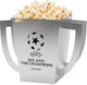 Oh Yeah! Popcorn-Box Silber 6 Stück