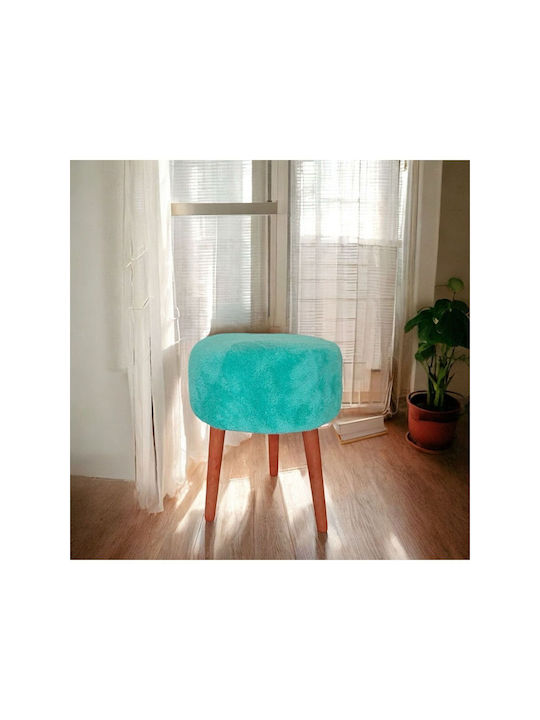 Living Room Wooden Round Stool 38x45x45cm