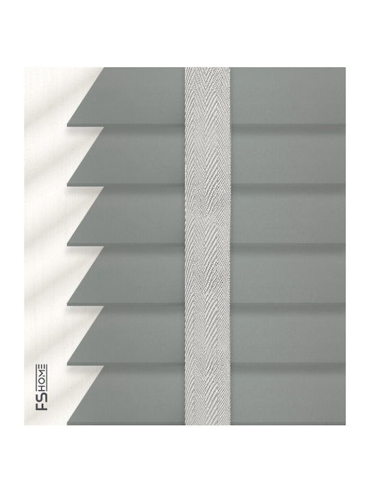 FS Wooden Blinds In Gray Colour W100xH100cm