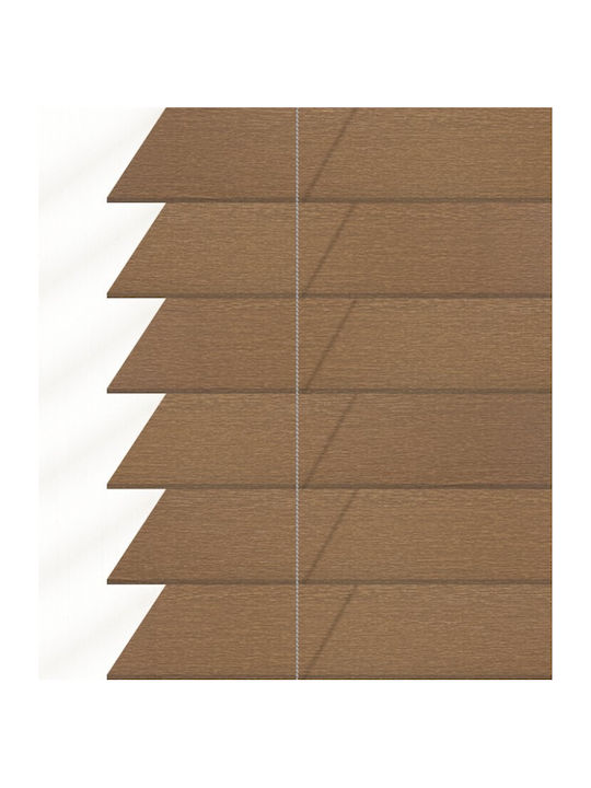 FS Wooden Blinds Brown Colour W100xH100cm