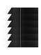 FS Wooden Shading Blind In Black Colour W100xH100cm