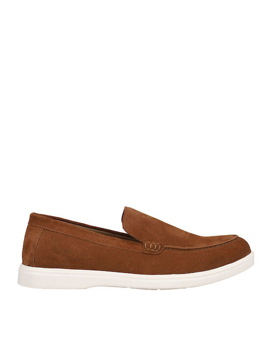 Δερμάτινα Ανδρικά Loafers σε Ταμπά Χρώμα