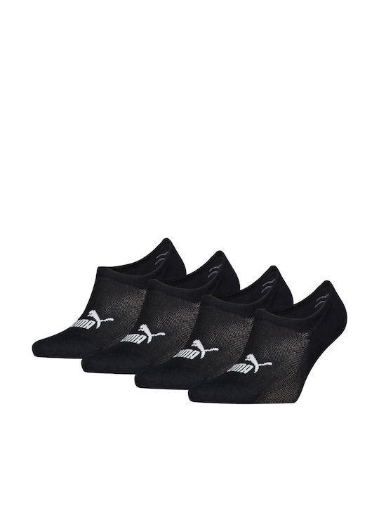 PUMA Unisex Αθλητικές Κάλτσες Μαύρες 4 Ζεύγη