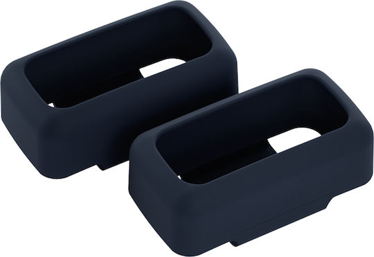 Set 2 Cleme de Prindere Tractive Gps Cat Mini Tracker Construcție din Cauciuc Oferă Protecție Gulere Compatibile Tracker Până la 2 Cm Lățime Negre