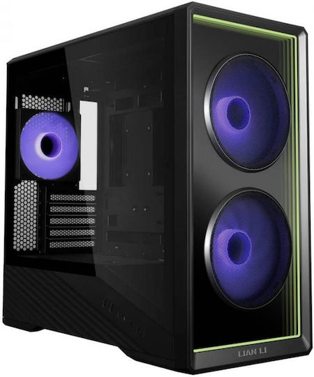 Lian Li Vector V150 Gaming Mini Tower Carcasă PC cu Fereastră Laterală Neagră