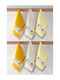 SteweHome Kitchen Towel Made of 100% Cotton in Yellow Colour 30x50cm 6 Pieces