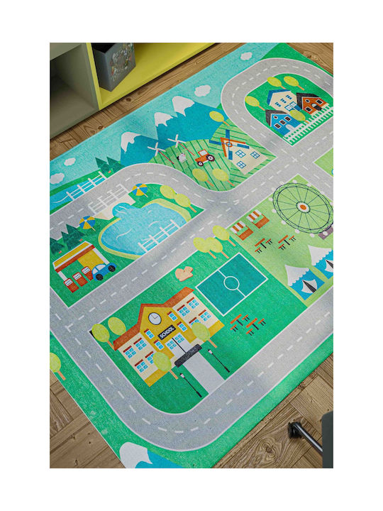 SteweHome Covor Pentru Copii Din Bumbac Tăiat La Dimensiune Lățime 100cm 100x300cm Grosime 60mm
