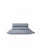 Kentia Essential Pillowcase Set with Envelope Closure Grey 55x75cm
