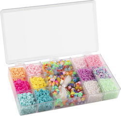 Joya Jewellery Set 5 Diff Beads & Transparent Thread 981091 Toys