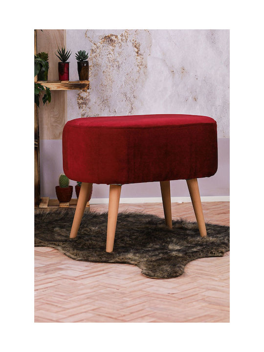 Kitchen Wooden Burgundy Stools