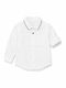 Kids Short-Sleeved Shirt White