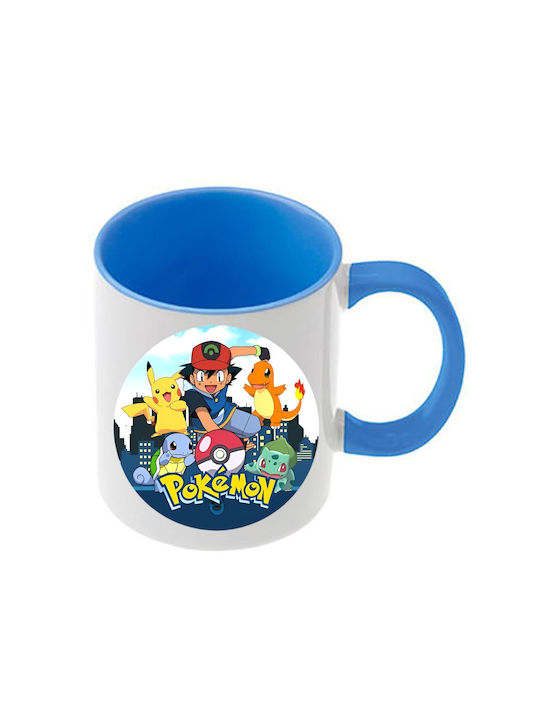 Κούπα Pokemon Γαλάζια Λαβή Εσωτερικό