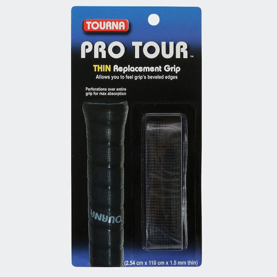 Tourna Pro Tour Thin Replacement Grip Black