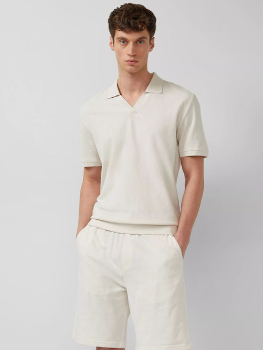 Polo Short Sleeve Blouse Cream