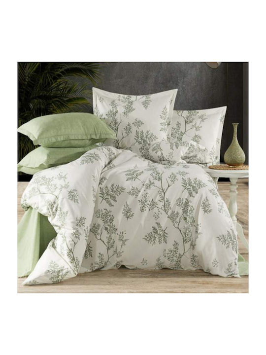 MayHome Duvet Cover Set 260x240cm King Size With 2 Pillowcases Floral