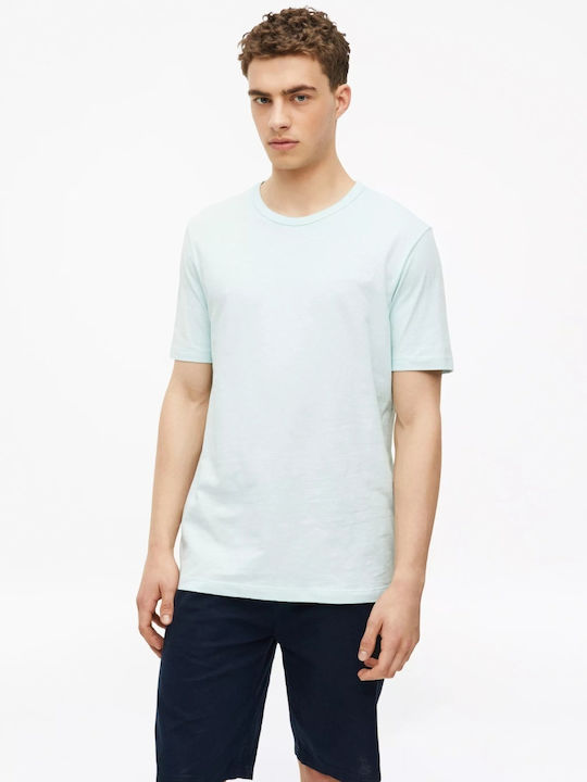 Herrenblusen T-Shirt Türkis Hell