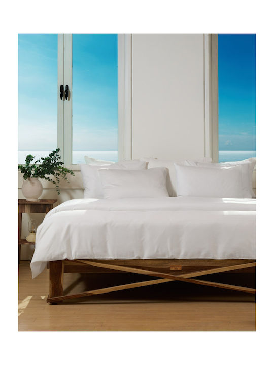 Αιγαίον Παπλωματοθήκη King Size 270x250 Λευκή