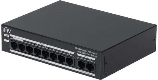Uniview NSW3000-8T2GT-POE-IN Managed L2 PoE Switch With 8 Ethernet Ports