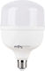 High Power Λάμπα LED 15W για Ντουί E27 Ψυχρό Λευκό 1820lm